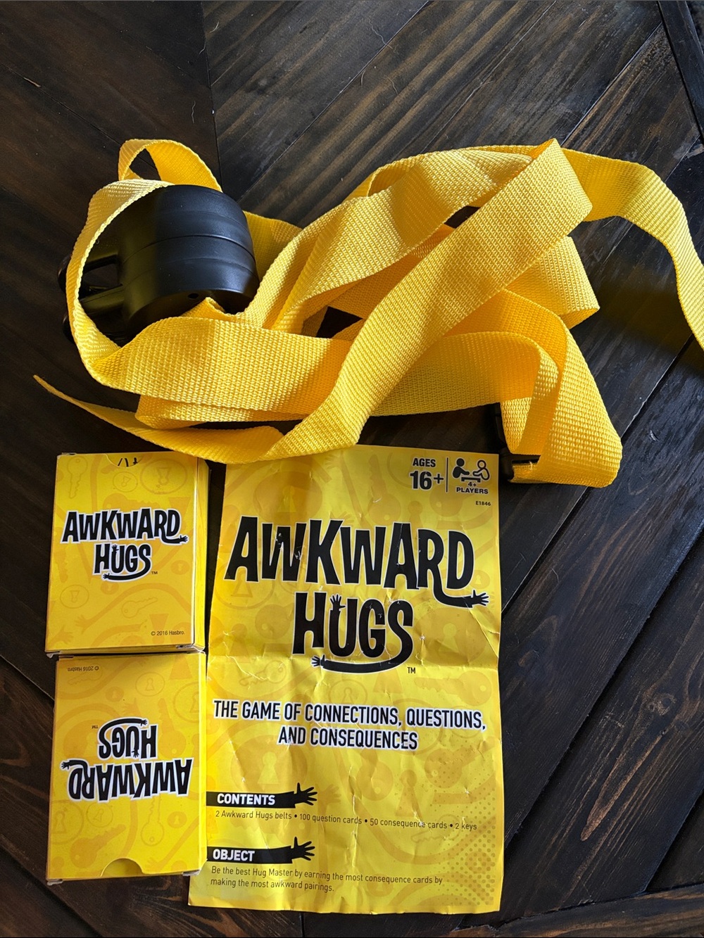Awkward Hugs Party Game - Yellow